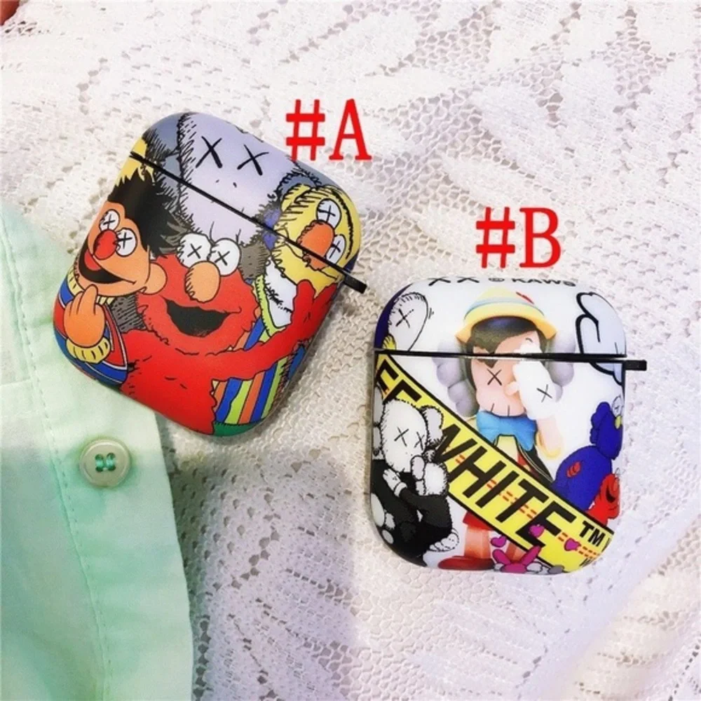 Off White New Trending Inspired Kaws Airpods Case